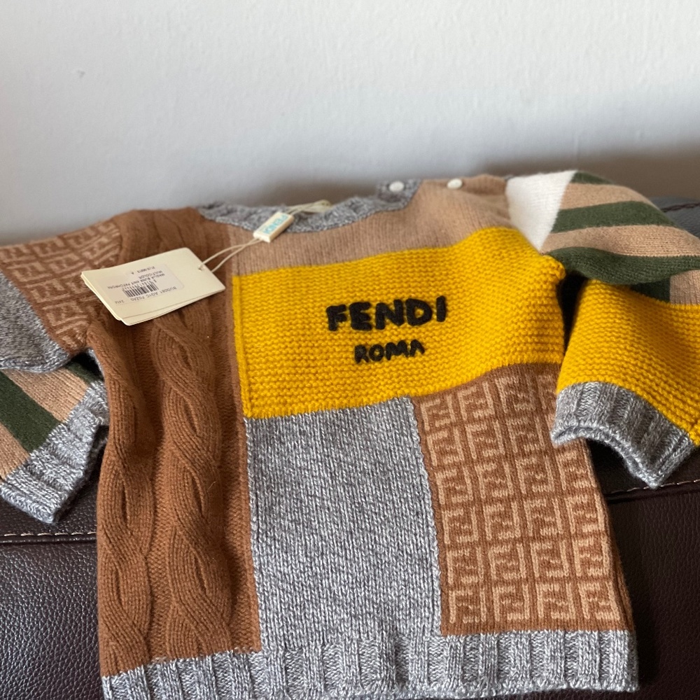 Fendi kids wool sweater